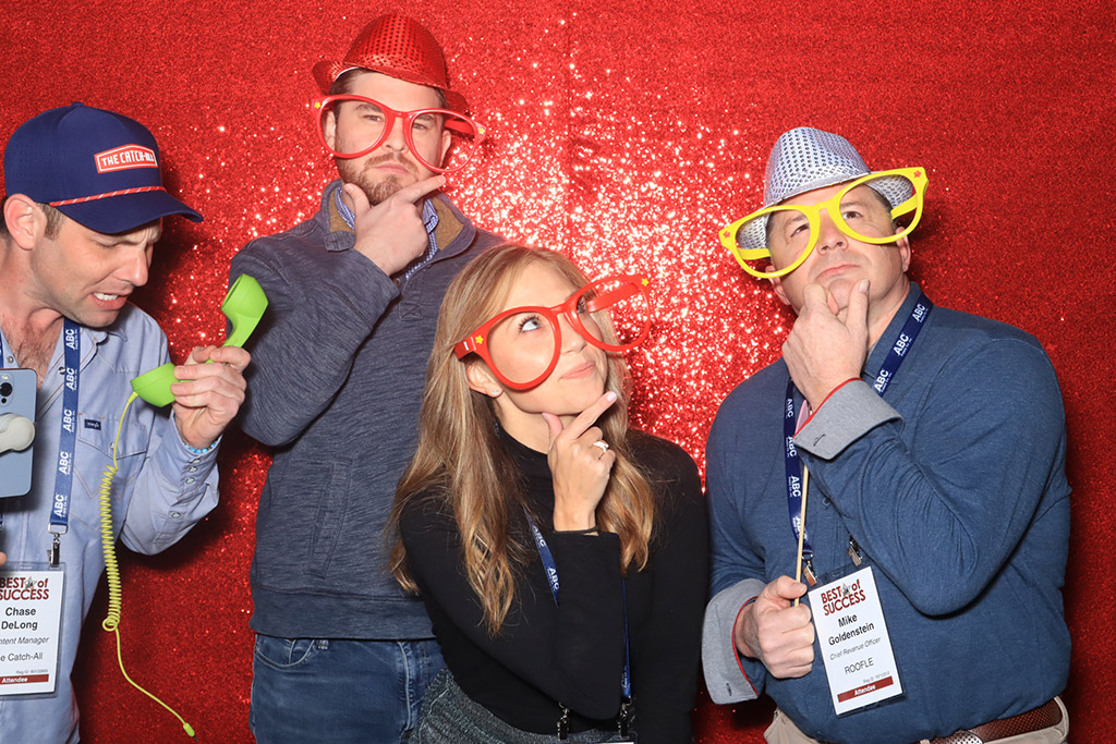 Photo booth at Best of Success presented by Roofing Contractor magazine