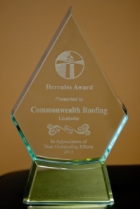 Commonwealth Roofing Hercules Award