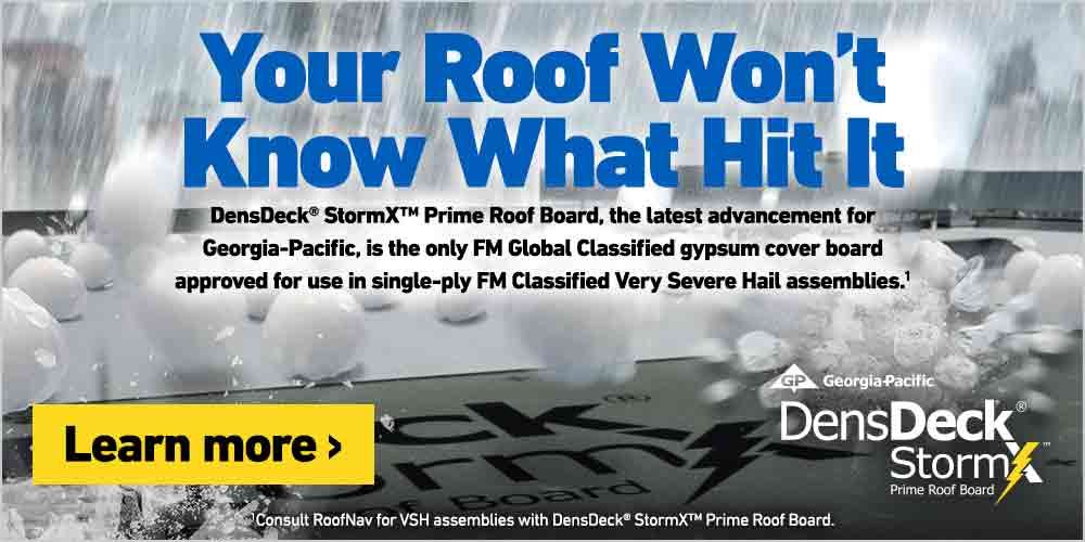 Increase Your Roof’s Resiliency with DensDeck® StormX™ Prime Roof Board