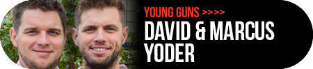Young Guns David and Marcus Yoder