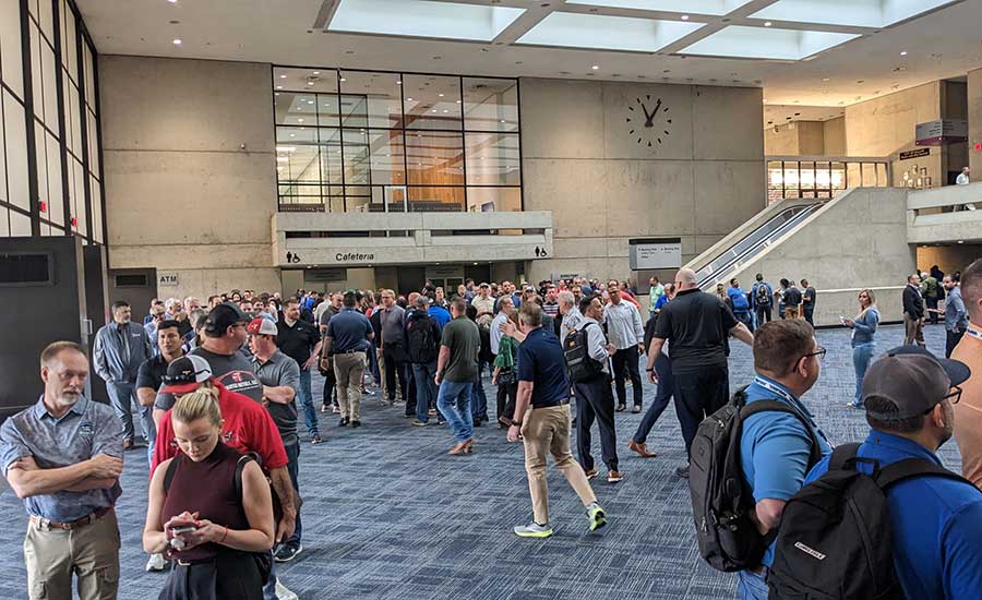 Record turnout during the 2023 International Roofing Show
