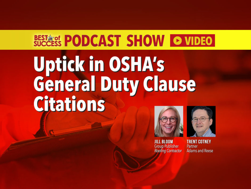 Uptick in OSHA's General Duty Clause