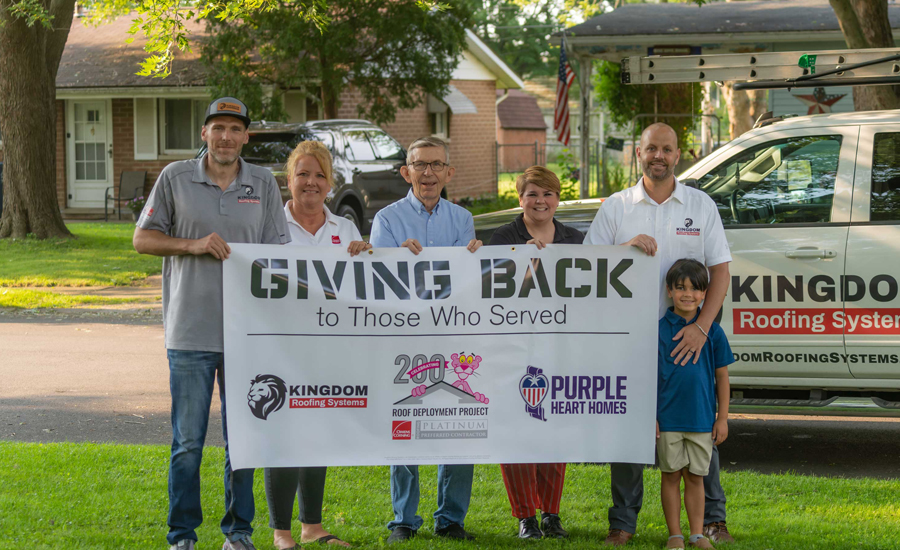 Kingdom Roofing Systems believes in giving back to the communities it serves