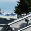An Allways Roofing crew was documented not using proper fall safety equipment.