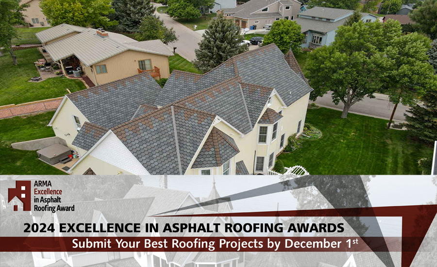 Asphalt Roofing Manufacturers Association’s Excellence in Asphalt Roofing Awards deadline for submission is Dec. 1.