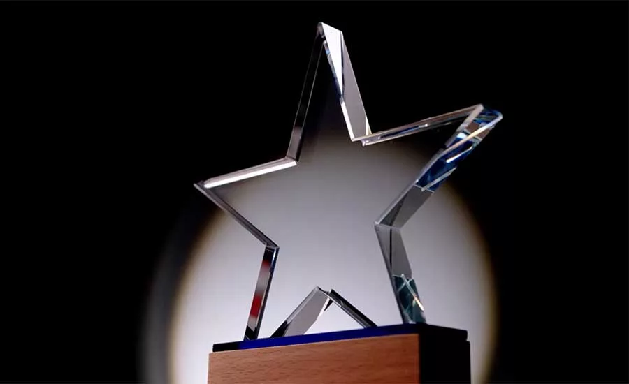 An award, probably for roofing