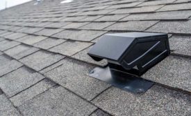 An attic vent attached to a roof