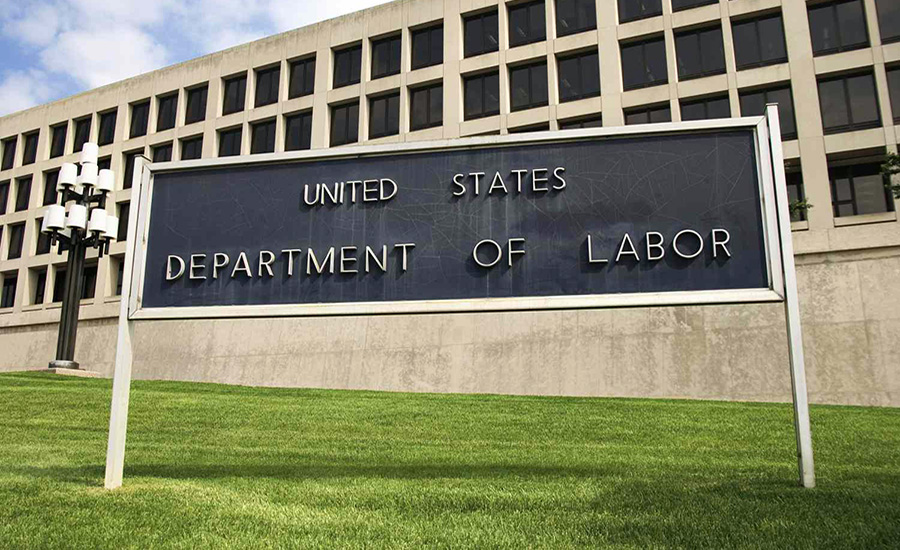 A photo of the U.S. Dept. of Labor building in Washington, D.C.
