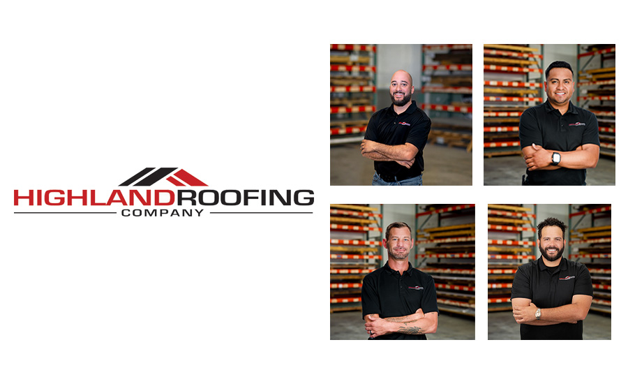 Highland Roofing hires four new construction managers for its Raleigh, N.C. office.
