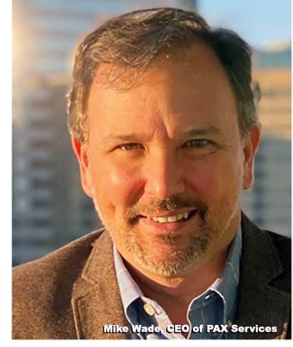 Mike Wade, pictured, became CEO of Pax in January 2024.
