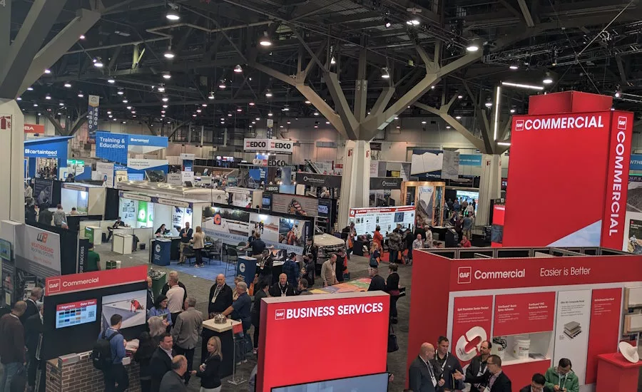 International Roofing Expo 2024 show floor