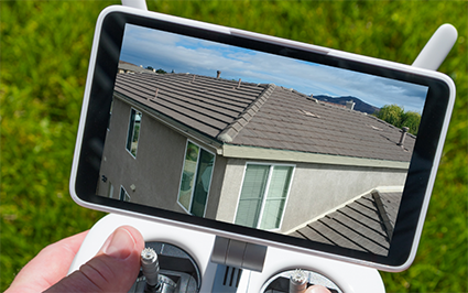 A hand-held drone guidance devise.