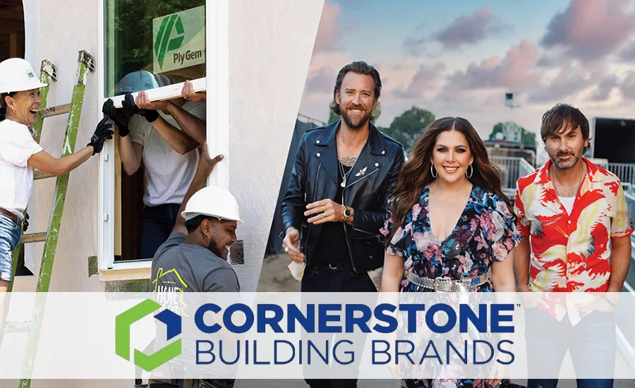 Country music trio Lady A (pictured) has been named Project Ambassador by Cornerstone Building Brands.