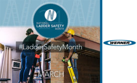 The American Ladder Institute has dubbed March as Ladder Saftey Month and WernerCo. plans to promote ladder saftey through the month.