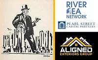 AES---RC River Sea Network and Pearl Street Capital Partners form new residential roofing portfolio company called “Aligned Exteriors Group.” (Logos pictured.)