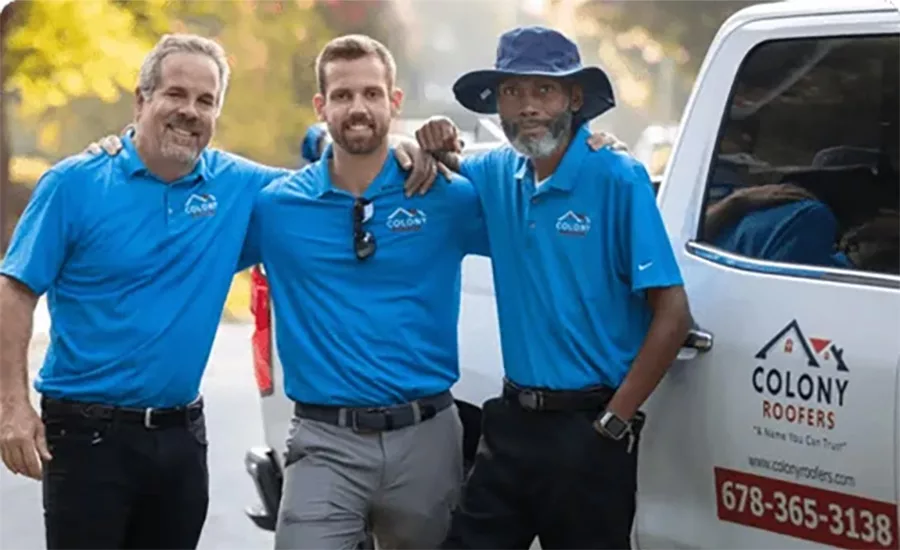 Atlanta-based Colony Roofers (employees pictured) has opened a second regional office in Tampa, Fla.