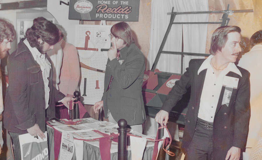 Rick Damato at the 1976 National Roofing Contractors Association convention