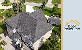 A photo of a home reroofed by The Roof Resource.