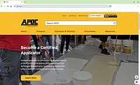 A picture of the new APOC.com homepage.