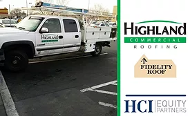 Highland Commercial Roofing (service van pictured) has acquired Fidelity Roof Company of Oakland, Calif.