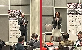 Roofing Day 2024 kicked off Wednesday morning with speakers including Rep. Lisa McClain (R-MIich) and David Wasserman in the Cook Political Report.