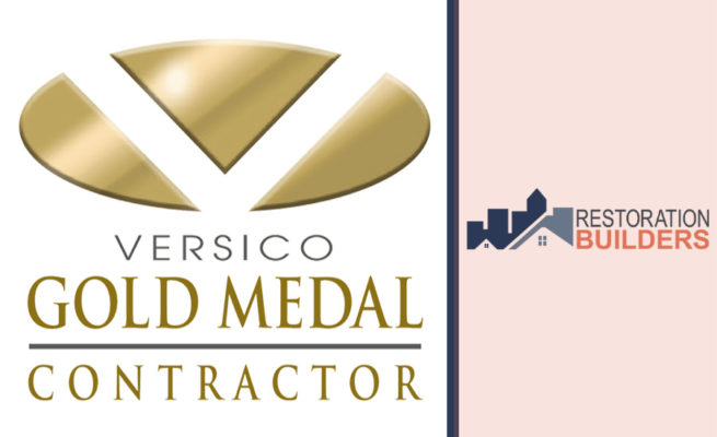 Restoration Builders Holdings, Inc. earned a ‘Gold Medal Quality Award’ from Versico Roofing Systems.