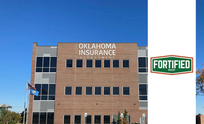 Oklahoma’s State Insurance Department (building pictured) will begin a grant program modeled after Alabama, offering homeowners a stipend to install more weather-resistant Fortified roofs.