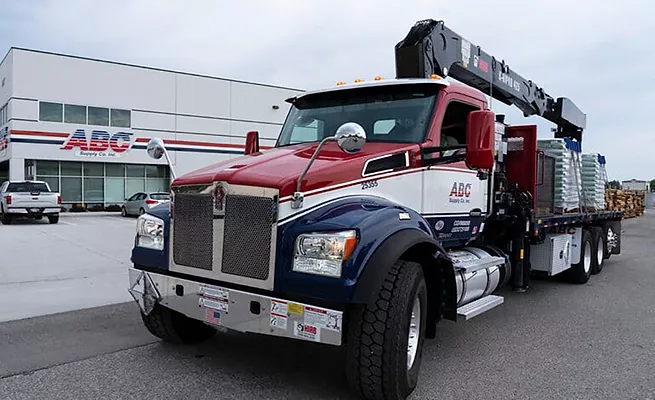 ABC-Supply-Promotions ABC Supply Co. truck (pictured).