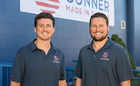 Gunner President Andrew Prchal and CEO Eddie Prchal 