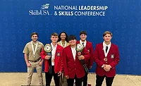 Skills USA Winners - TOF.jpg Students who placed among the top 3 winners in the Secondary and Post-Secondary categories of commercial roofing at SkillsUSA in Atlanta.