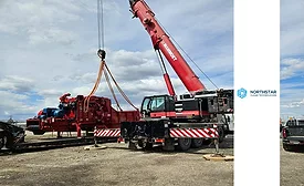 Northstar Clean Technologies Inc. received its first long-lead equipment item for its asphalt shingle reprocessing facility (pictured).