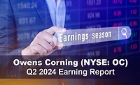 OC Q2 2024 Earnings Report.jpg Owens Corning released its second quarter 2024 earnings.