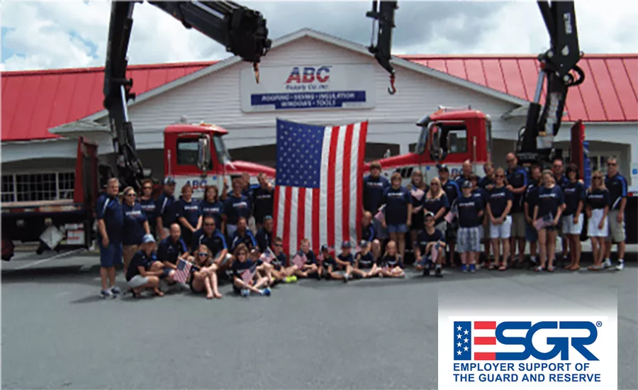 ABC Supply Co., Inc. reaffirmed its commitment to U.S. Guardsmen, Reservists and Veterans by signing a statement of support for the Department of Defense program’s “Employer Support for the Guard and Reserve.”