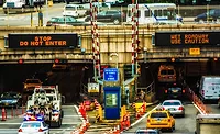 The Queens-Midtown Tunnel in New York City was closed for several hours after a drill pierced the south tube roof.