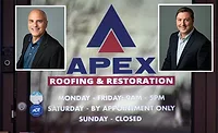 Apex Roofing has named Tim Burke president David Andrews joins as CFO (pictured).