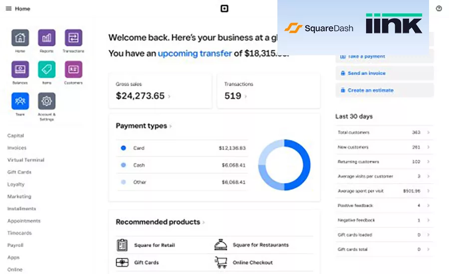 Fintech firm SquareDash announces a partnership with iink Payments.