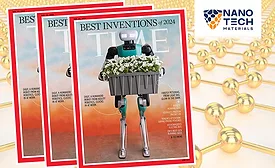 The cover of TIME magazine’s Nov. 11, 2024 issue, “Best Inventions of 2024,” which honors NanoTech’s marquis ICP technology.