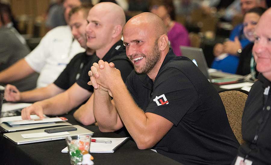 Victor Smolyanov at Roofing Contractor's Best of Success conference