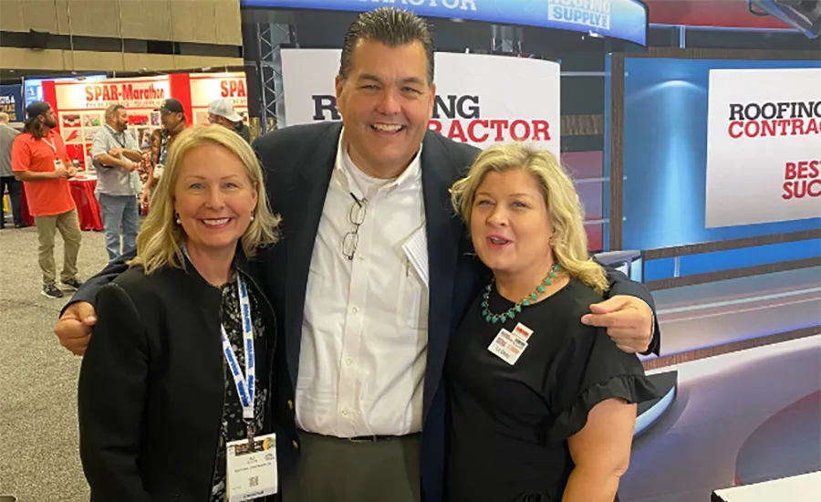 Ron Vollmer at an event with Jill Bloom and Liz Obloy