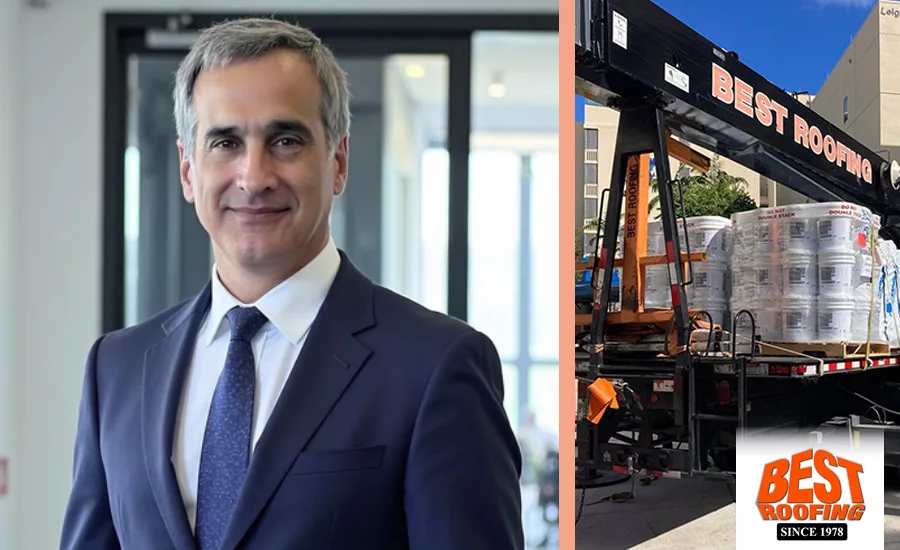 Sam Tikriti (pictured) has been tapped as Best Roofing’s new CEO.