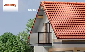 Jackery unveiled its XBC curved solar shingles at the 2025 CES trade show in Las Vegas.