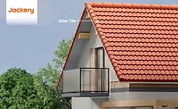 Jackery unveiled its XBC curved solar shingles at the 2025 CES trade show in Las Vegas.