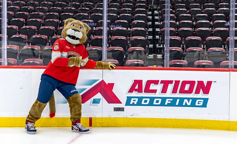 Action Roofing has partnered with the Florida Panthers in a sponsorship deal.