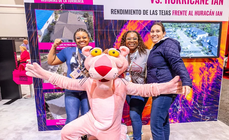 Owens Corning unveils its “More Than Just a Roof” campaign at IRE 2025 in San Antonio.