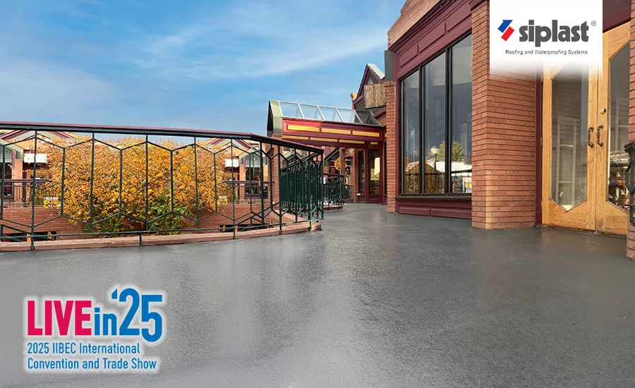 Visit Booth No. 509 at IIBEC 2025 to explore Siplast’s latest advancements in roofing, waterproofing, and building enclosures.