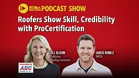 Jared Ribble Roofers Show Skill, Credibility with ProCertification