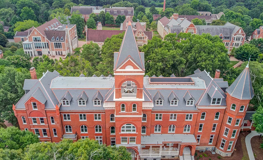 the main hall at Agnes Scott College