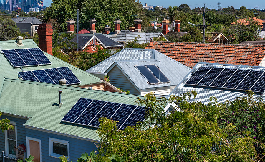 If every roof had a solar array, 65% of the world's consumption would be met.