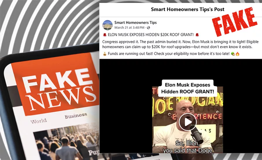 PolitiFact disproved a trending AI-generated video that inaccurately stated Elon Musk revealed a hidden $20,000 federal roofing grant.