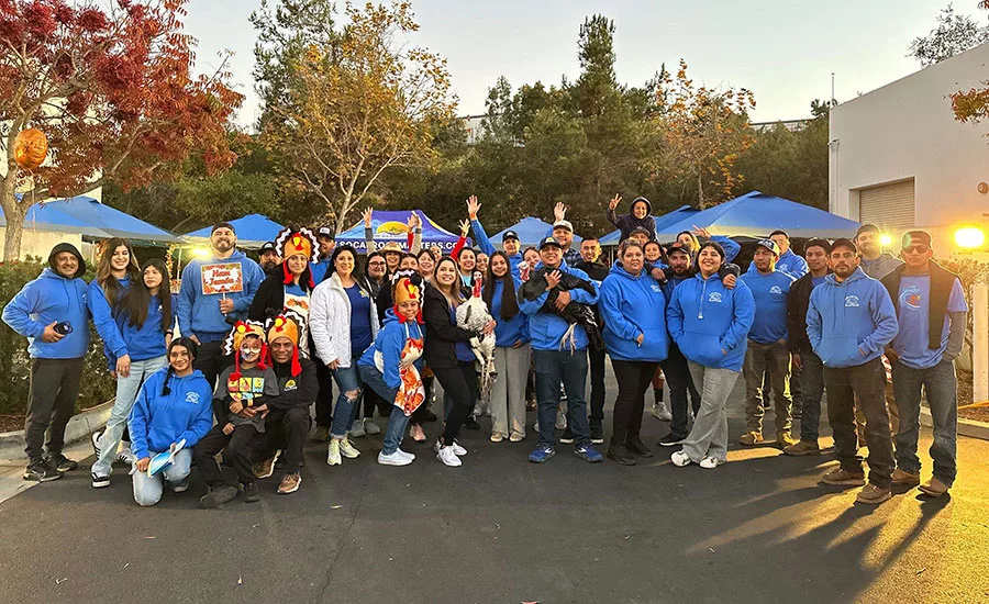 Staff photo from The Roof Masters, based in San Diego, Calif.
